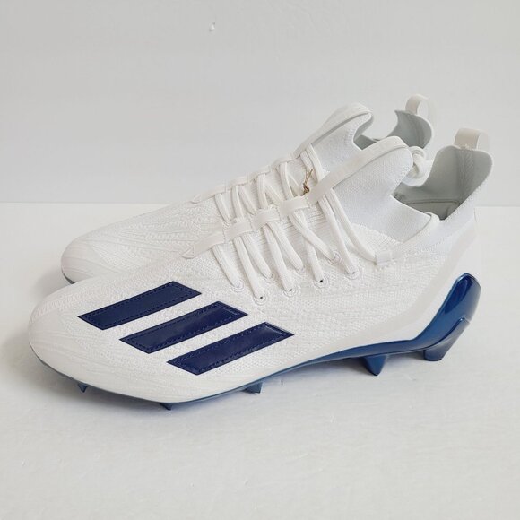 NEW Adidas Adizero Primeknit Football Cleats GV9624 Size 13 White Blue main image 9